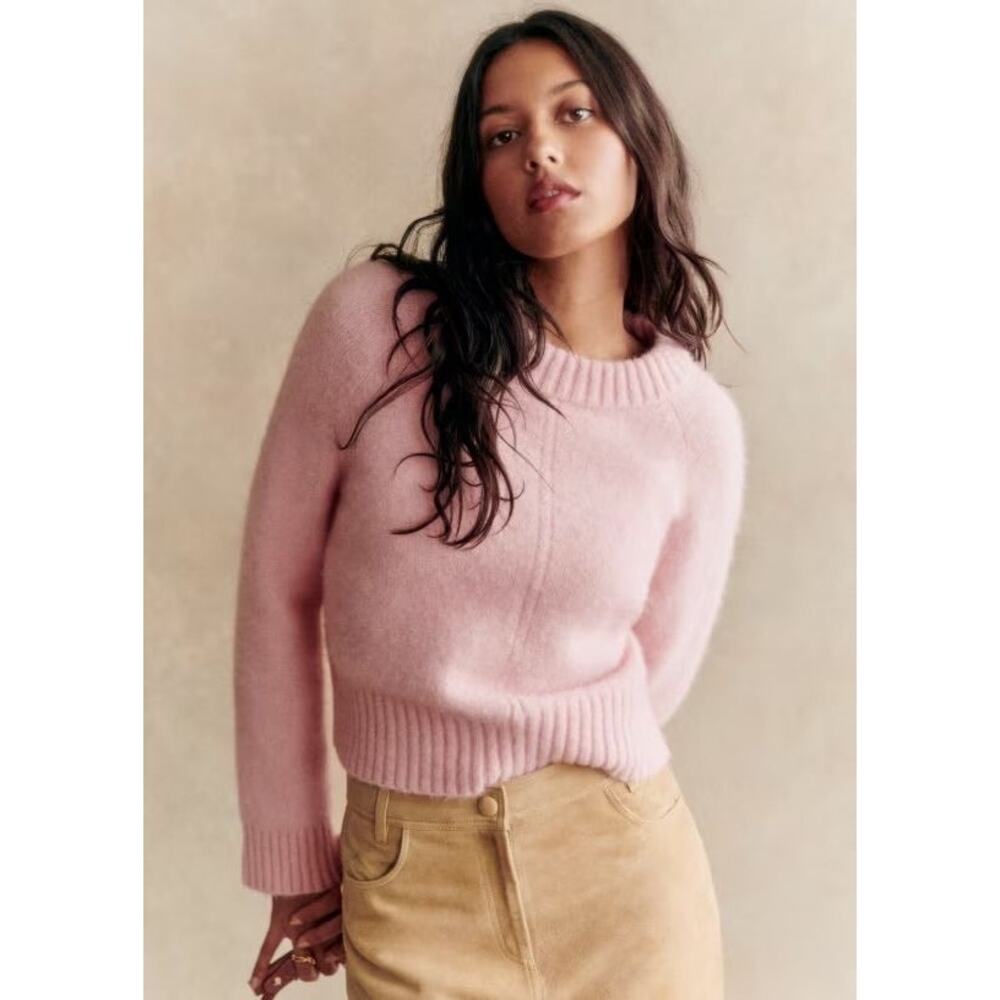 La Maille Sezane Sama Jumper in Light Pink Size L✨